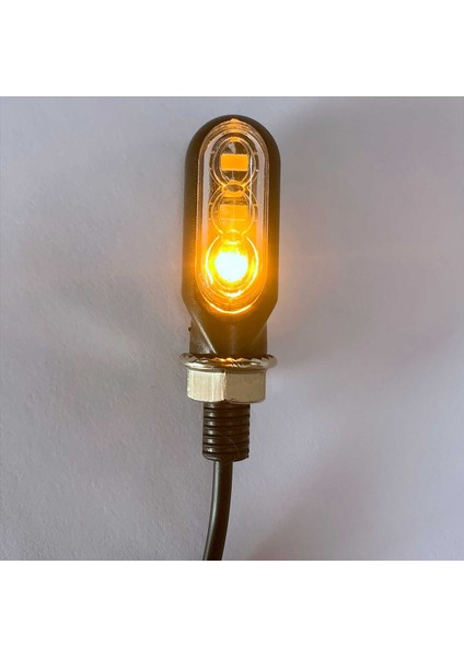 2 Adet Motosiklet Dönüş Sinyalleri 3led Motosiklet Yanıp Sönen Göstergeleri Amber Lamba Gidon Işık Motosiklet Scooter (Yurt Dışından) fırsatları