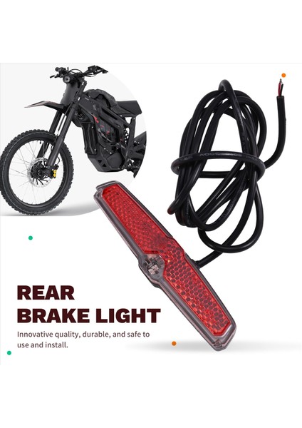Motosiklet Su Geçirmez Arka Reflektör Kuyruk Işık Lambası Arka Lambası Elektrikli Bisiklet Scooter Talaria Sting Mx3 Mx4 Mx5 (Yurt Dışından) fırsatları
