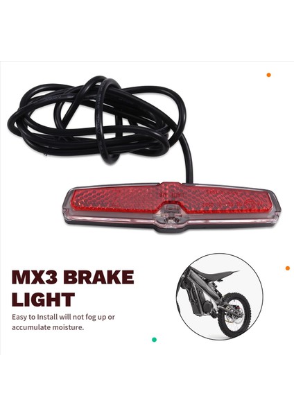 Motosiklet Su Geçirmez Arka Reflektör Kuyruk Işık Lambası Arka Lambası Elektrikli Bisiklet Scooter Talaria Sting Mx3 Mx4 Mx5 (Yurt Dışından) indirimleri