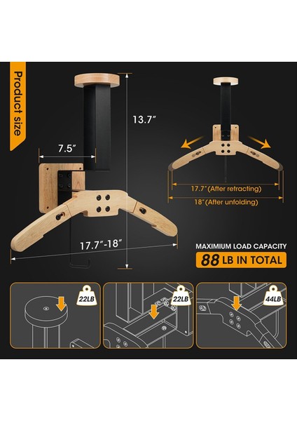 Duvara Monte Kask Rafı Motosiklet Kask Tutucu Ahşap Bisiklet Kask Ekran Kancalı Askı (Yurt Dışından) modelleri