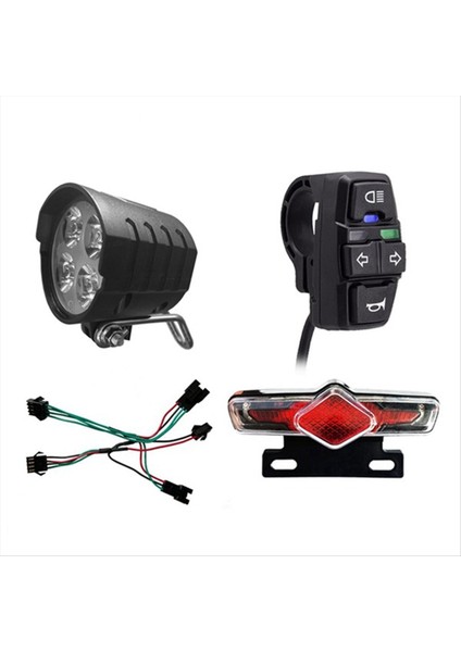 E-Bisiklet Far Korna Dönüş Sinyali Arka Işık Anahtarı DK336 Elektrikli Bisiklet ve Scooter Için Lamba Motosiklet (Yurt Dışından) fiyatları