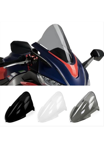 Cam Yükseltmek Cam Rüzgar Deflector Fairing Kapak Aprilia RS660 2021-2024 Motosiklet Parçaları Siyah (Yurt Dışından) fiyatları