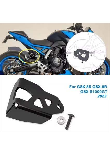Motosiklet Arka Fren Ana Silindir Koruma Yağ Tenekesi Koruyucu Kapak Için Gsx-8s Gsx-8r GSX-S1000GT 2023 (Yurt Dışından) fırsatları