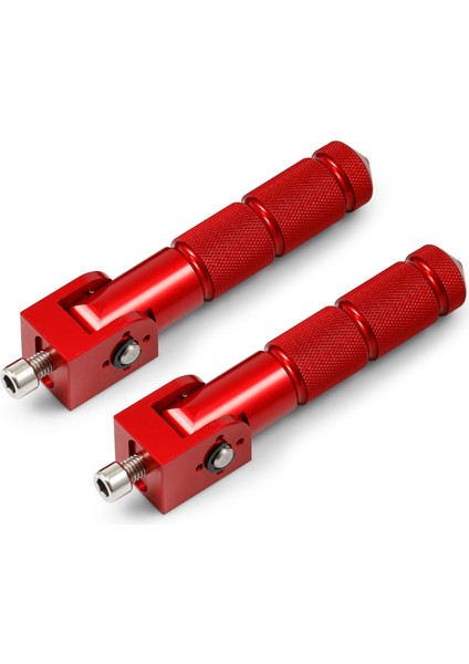Evrensel 2 Adet Arka Yolcu Ayak Kazıklar Pedallar 90 Derece Katlanır Footrests Yamaha Honda Suzuki Için Motosiklet Kırmızı (Yurt Dışından) modelleri