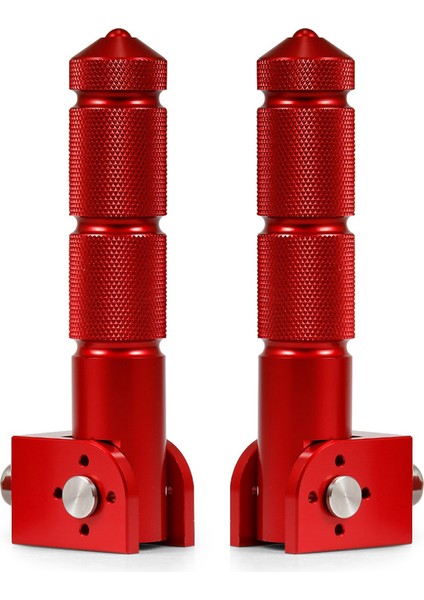 Evrensel 2 Adet Arka Yolcu Ayak Kazıklar Pedallar 90 Derece Katlanır Footrests Yamaha Honda Suzuki Için Motosiklet Kırmızı (Yurt Dışından) fırsatları