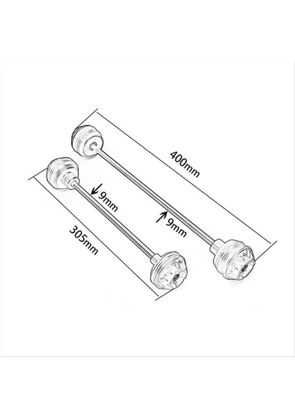 Motosiklet Modifiye Ön Arka Tekerlek Çubuğu Aks Kiti Anti-Fall Koruma Topu Bmw S1000RR HP4/S1000R Anti-Fall Blok A (Yurt Dışından) fiyatları