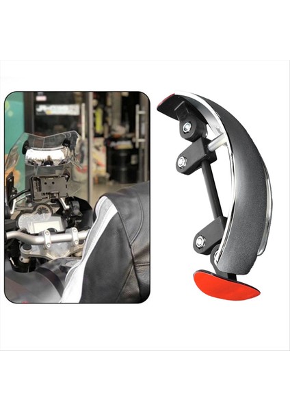 Motosiklet Dikiz Aynası Krom 180 Ultra Geniş Açı Merkezi Cam Montaj Evrensel (Yurt Dışından) fırsatları