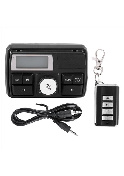 Motosiklet Ses Mp3 Radyo Ses Sistemi Stereo Hoparlörler Bluetooth Su Geçirmez Fm 5 Eq Fonksiyonları LCD Ekran USB / Sd / Tf (Yurt Dışından)