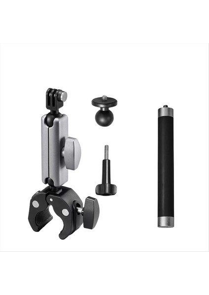 Kamera Motosiklet Gidonu Dağı Selfie Sopa Uzatma Çubuğu Gopro Hero Için INSTA360 X5 Djı Eylem Kamera Aksesuarı (Yurt Dışından)
