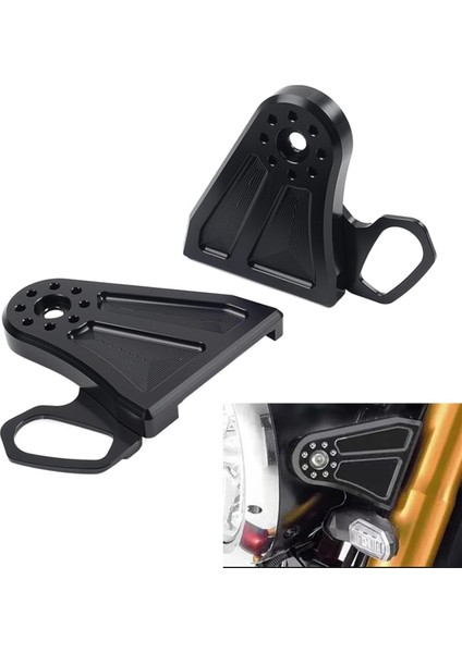 Kawasaki Z900 Z900RS 2018-2023 Aksesuarları Için Motosiklet Far Yer Değiştirme Braketi Dönüş Sinyali Destek Desteği (Yurt Dışından) modelleri