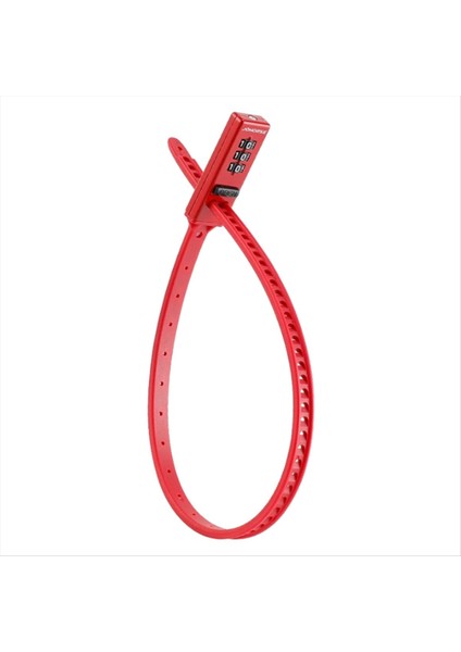 Johorse 3 Haneli Şifre Kask Kilidi Çok Amaçlı Bisiklet Elektrikli Scooter Motosiklet Taşınabilir Anti-Hırsızlık Kilidi Kırmızı (Yurt Dışından)