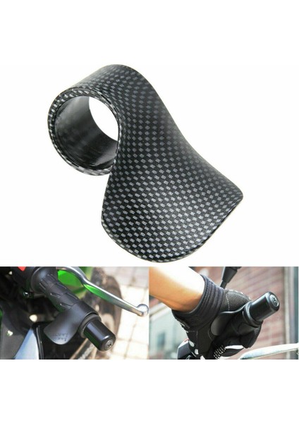 Evrensel Motosiklet Aksesuarları E-Bisiklet Kavrama Gaz Yardımı Karbon Fiber Moto Bilek Cruise Kontrol Kramp Dinlenme Yardım Sapları (Yurt Dışından) fiyatları