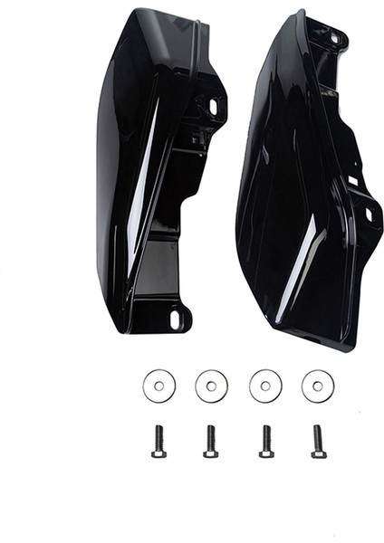 Motosiklet Parlak Siyah Orta Çerçeve Hava Deflektörü Isı Kalkanı Için Harley Touring Electra Glide Sokak Yol Glide 2009-2016 (Yurt Dışından) modelleri