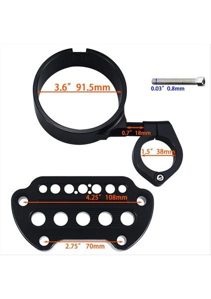 Harley Sportster Için XL883 XL1200 Demir 883 Motosiklet Yan Monte Enstrüman Braketi Kilometre Konumlandırma Kapağı (Yurt Dışından) indirimleri