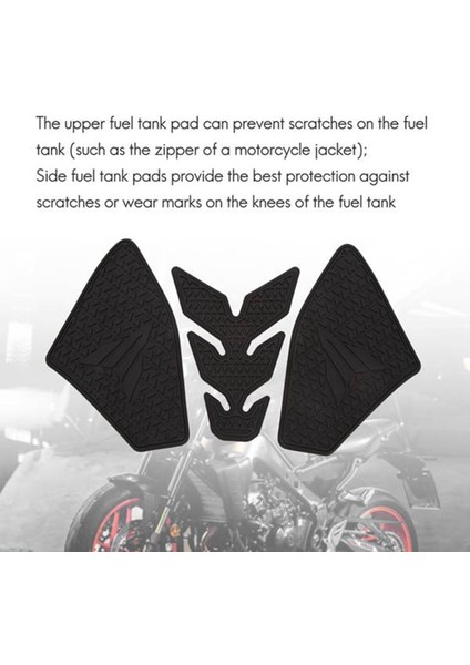 Motosiklet Yamaha Mt-09 MT09 2021 Tankpad Kaymaz Tank Pad Koruma Çıkartmaları Yan Tank Pedleri Çekme Pedi (Yurt Dışından) modelleri
