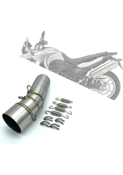 Bmw F650GS F700GS F800GS Adv Için Motosiklet Egzoz Borusu Orta Bölüm Adaptörü Bağlantı Borusu Yeni Yüksek Kalite (Yurt Dışından) indirimleri