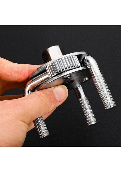 Motosiklet, Araba, Kamyon ve Ağır Hizmet Tipi Yağ Filtrelerini Çıkarmak Için 2 Ayarlanabilir Üç Çeneli Yağ Filtresi Anahtarı Aleti (Yurt Dışından) modelleri