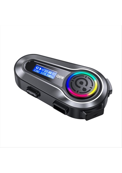 Q08 Motosiklet Kask Bluetooth Kulaklık Araba Bluetooth Kulaklık Su Geçirmez Gürültü Azaltma Otomatik Cevap Evrensel (Yurt Dışından)