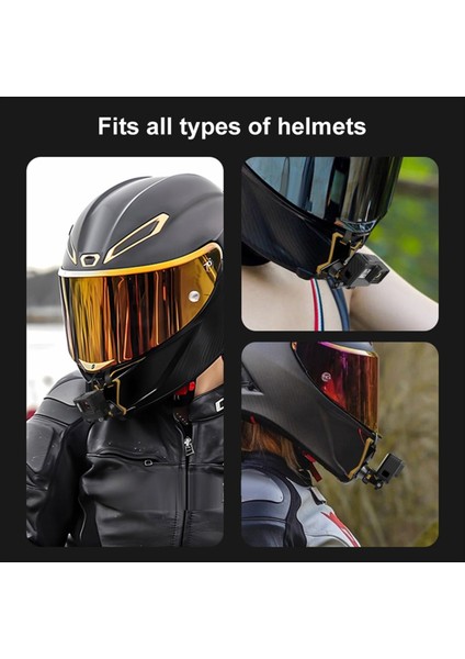 Puluz Kamera Hızlı Bırakma Braketi Motosiklet Kask Çene Kayışı GOPRO12 Aksesuarları Spor Kamera Manyetik Braketi (Yurt Dışından) indirimleri