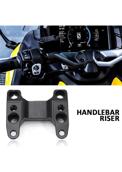 Motosiklet Gidonu Yükseltici Gidon Yükseltici Kelepçe Arka Siyah Yamaha Tmax 560 Için T-MAX560 TMAX560 T-Max 560 2022 2023 (Yurt Dışından) fiyatları