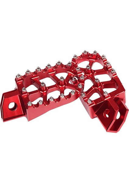 Footpeg Ayak Kazıklar Dayanağı Peda Yamaha YZ80 YZ125 YZ250 YZ500 WR200 WR250 WR500 Honda XR350 Motosiklet Footrest Kırmızı (Yurt Dışından) indirimleri