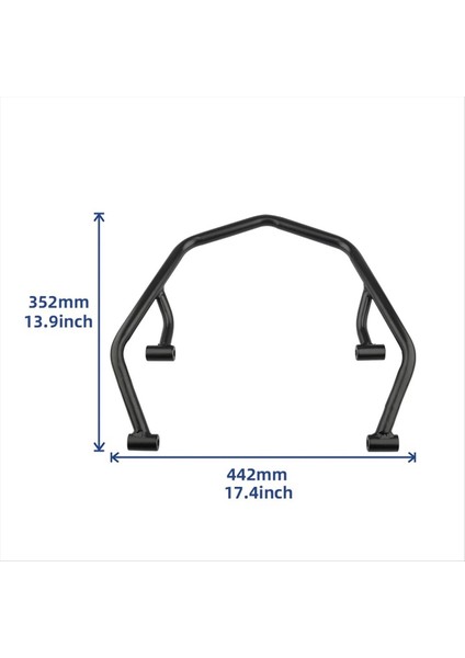 Motosiklet Yolcu Arka Solo Koltuk Bagaj Rafı Destek Raf Honda CL250 CL300 CL500 cl 250 300 500 (Yurt Dışından) fırsatları
