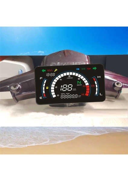 Honda Için Ex5 Rüya Motosiklet Tam Ekran Dijital Enstrüman Montaj Motosiklet Kilometre Takometre Kilometre Sayacı Yeni (Yurt Dışından) fiyatları