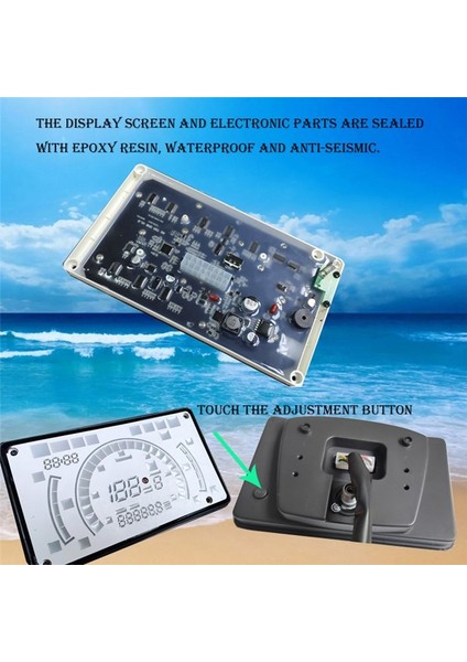 Honda Için Ex5 Rüya Motosiklet Tam Ekran Dijital Enstrüman Montaj Motosiklet Kilometre Takometre Kilometre Sayacı Yeni (Yurt Dışından) indirimleri