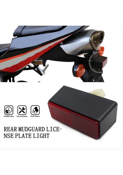 Motosiklet Arka Plaka Lambası LED Fren Işığı Arka Kuyruk Işık Dönüş Sinyal Işığı Honda CBR600 CBR600RR CBR1000 (Yurt Dışından) fırsatları
