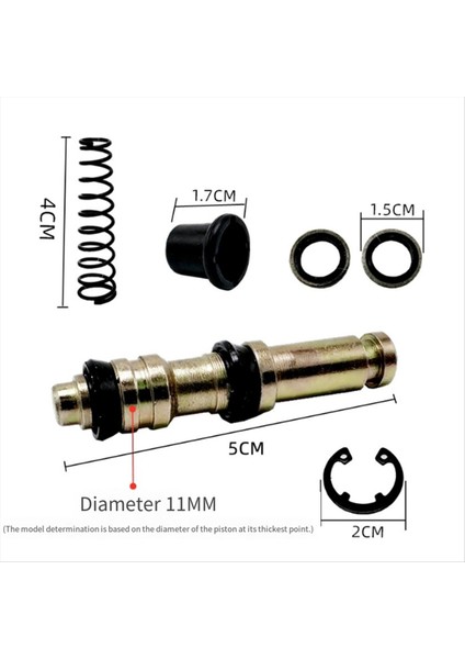 Motosiklet Hidrolik Disk Fren Pompa Tamir Kiti 11MM Ana Silindir Piston Halkaları Debriyaj Fren Pompası Piston Tamir Kiti (Yurt Dışından) fiyatları