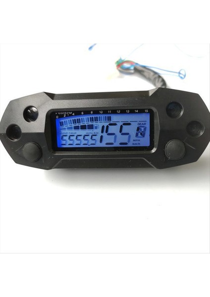 Evrensel Motosiklet LCD Kilometre Dijital Elektrikli Modifiye Mini Ayarlanabilir Hız Ölçer Kilometre Sayacı Ayarlanabilir Yağ Hızı (Yurt Dışından) fırsatları