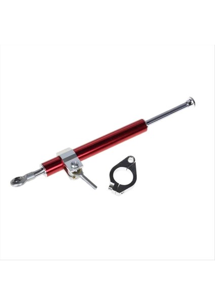 330MM Evrensel Motosiklet Direksiyon Amortisör Sabitleyici Damperi-Direksiyon Amortisör Yön Emniyet Kontrol Kırmızı (Yurt Dışından)