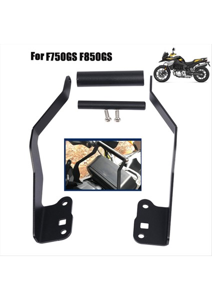 Motosiklet Navigasyon Çubuğu Desteği Genişleme Çubuğu Cep Telefon Standı Tutucu Bmw F750GS F850GS F800GS F900GS Adv (Yurt Dışından) fiyatları
