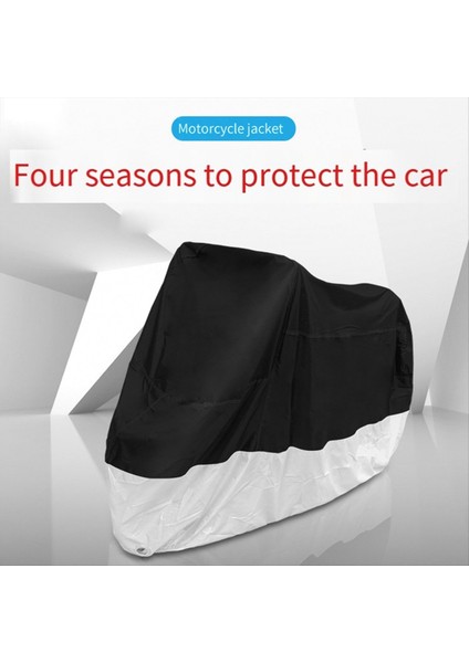 Siyah ve Gümüş Motosiklet Giyim Elektrikli Araç Yağmur Kılıfı Bisiklet Örtüsü Güneş Koruma ve Toz Koruma (Yurt Dışından) modelleri