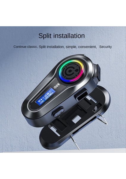 Q08 Motosiklet Kask Bluetooth Kulaklık Araba Bluetooth Kulaklık Su Geçirmez Gürültü Azaltma Otomatik Cevap Evrensel (Yurt Dışından) modelleri