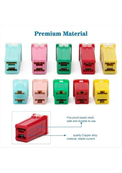 30 Adet Araba Sigortaları Çeşitler Kiti, Otomotiv Kombinasyonu Düşük ve Uzun Kutu Şekilli Sigorta Kiti, Araba / Rv / Kamyon / Motosiklet / Tekne (Yurt Dışından)