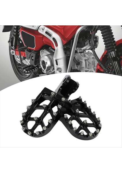 Motosiklet Ayak Kazıklar Footrests Ayak Pedalları Honda CT125 Trail 125 Avcı Cub 2021-2024 Aksesuarları (Yurt Dışından) fiyatları