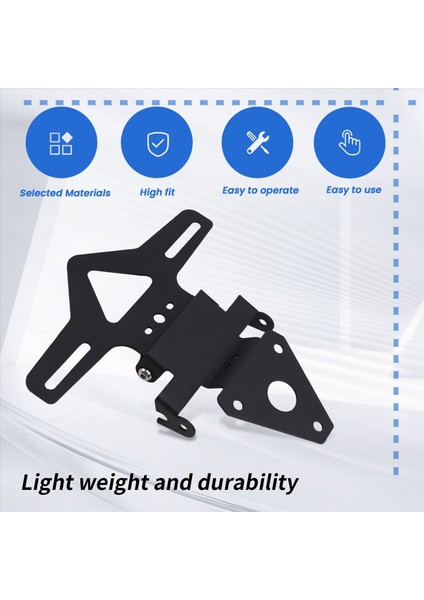 Motosiklet Plaka Tutucu Kuyruk Düzenli Çamurluk Punta Braketi Daytona 660 Için DAYTONA660 2024 2025 Motosiklet Parçaları (Yurt Dışından) fırsatları