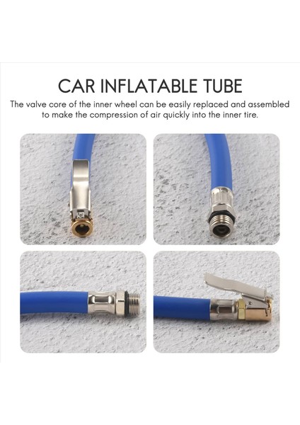 Motosiklet Araba Lastik Hortum Hava Lastik Şişirme Pompası Hava Lastik Boru Hortum Vana (Yurt Dışından) fırsatları