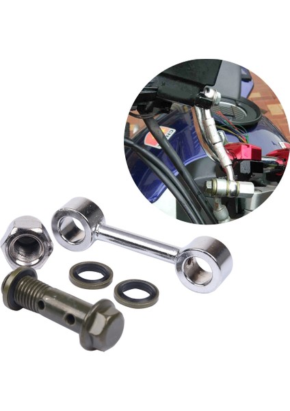 Motosiklet Hidrolik Fren Yağı Boru Bağlantıları Modifikasyonu Uzatma Boru Honda Yamaha Kawasaki Ducati Suzuki Için (Yurt Dışından) fiyatları