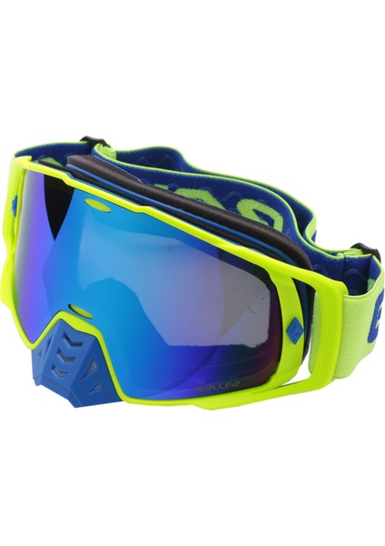 Gözlük Motokros Gözlük Gözlük Motosiklet Kaskları Gözlük Mx Off Road Kir Bisiklet Kayak Spor Gözlük Maske Moto Gözlük Mavi (Yurt Dışından)