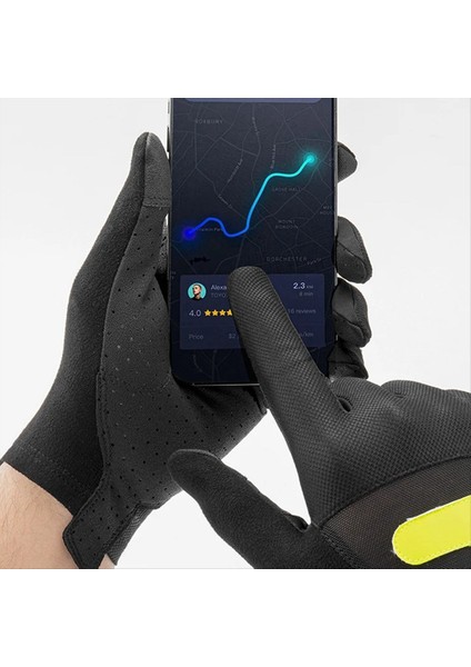 Rockbros Bisiklet Eldiven Yansıtıcı Nefes Elastik Kumaş Uzun Parmak Mtb Yol Motosiklet Tam Parmak Bisiklet Aksesuarları (Yurt Dışından) indirimleri