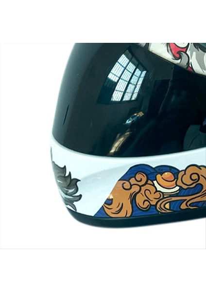 Serin Küçük Pet Motosiklet Kask Mini Arka Koltuk Dekorasyon Ayı Bebek Motosiklet Kask Tam Yüz Sert Kabuk Şapka (Yurt Dışından) fiyatları