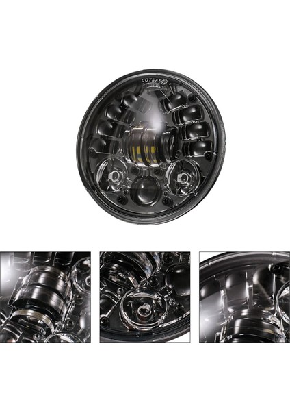 Evrensel 5.75 Inç LED Far 5 3/4 Inç LED Drl Hi / Lo 36W Işın Motosiklet Dönüş Işığı Gündüz Çalışan Far Işık (Yurt Dışından) modelleri