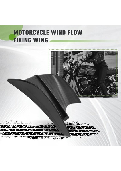 Motosiklet Winglet Aerodinamik Kanat Kiti Spoiler Motosiklet Rüzgar Akış Sabitleme Kanat S1000RR V4 ZX-10R R1, Mat Siyah (Yurt Dışından) indirimleri