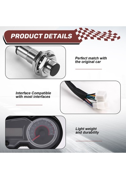 Motosiklet LCD Dijital Metre Kilometre Kilometre Sayacı Takometre Ölçer Piaggio Robinson 125 (Yurt Dışından) indirimleri