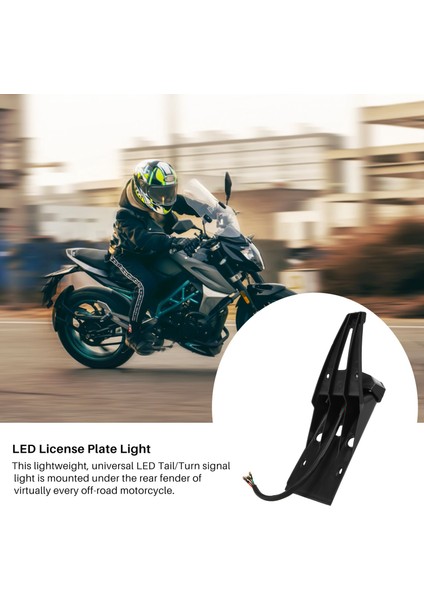 Motosiklet Arka Çamurluk Fren Kuyruk Işık Plaka Lambaları Dirt Bike (Yurt Dışından) fırsatları
