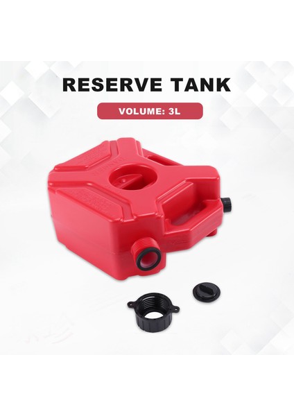 3 Litre Yakıt Deposu Plastik Yedek Benzin Tankları Kutular Benzinli Yağ Kabı Yakıt Testiler Motosiklet Atv (Yurt Dışından) fiyatları