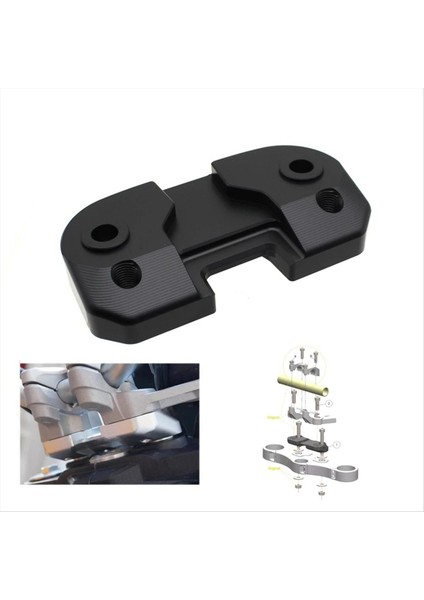 Motosiklet Gidonu Yükseltici Ducati Scrambler 400 800 1100 SCRAMBLER800 Gidon Yükseltici Geri Parçaları Siyah (Yurt Dışından) modelleri