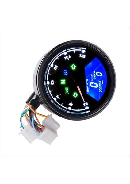 Motosiklet Evrensel LCD Dijital Takometre Kilometre Kilometre Sayacı Su Geçirmez Ölçer Cafe Racer Için 2-4 Silindir (Yurt Dışından) fiyatları